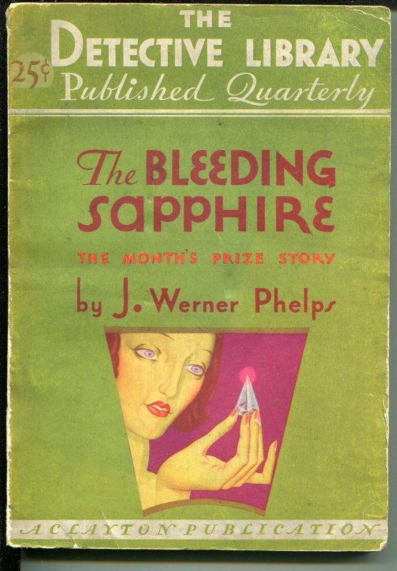 Detective Library #1 (1932), raw, ungraded comic book — front cover