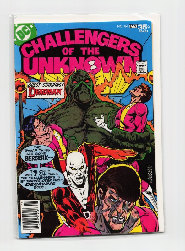 Challengers of the Unknown #84 (DC Comics, 1978), raw, ungraded comic book — front cover