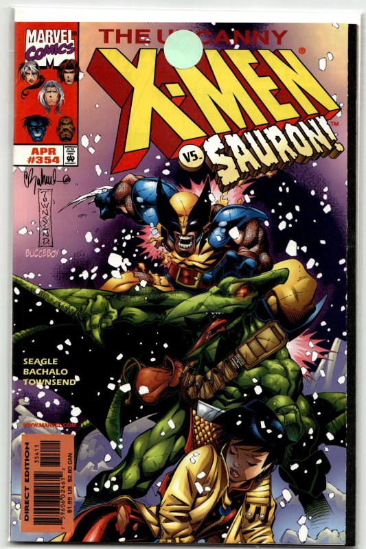 The Uncanny X-Men #354 (Marvel Comics, 1998), raw, ungraded comic book — front cover