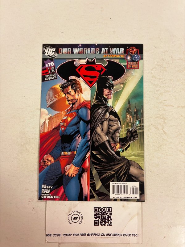 Superman Batman #70 (DC Comics), raw comic book in NM condition — front cover