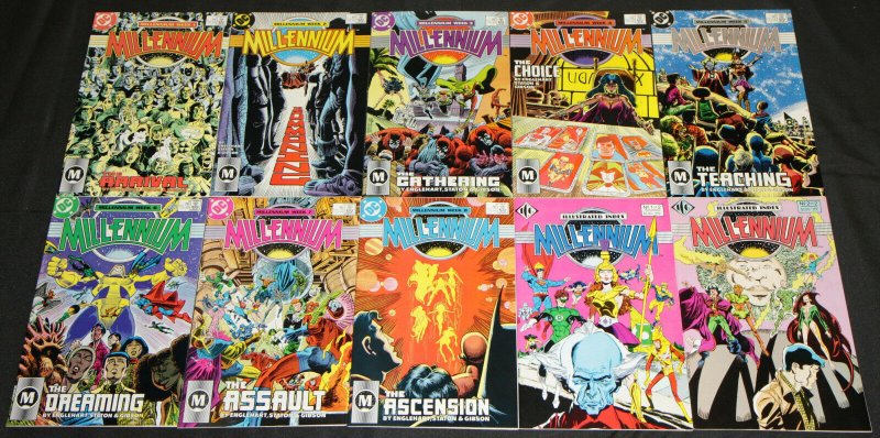Vintage DC Copper Millennium 10pc Count High Grade Comic Lot JLA Batman Superman (DC Comics), raw, ungraded comic book — front cover
