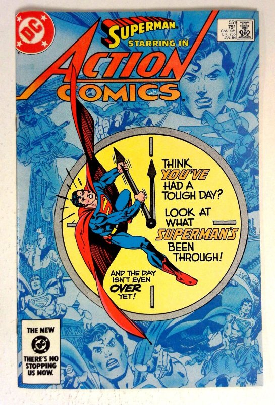 Action #551 (DC Comics, 1984), raw comic book in NM- condition — front cover