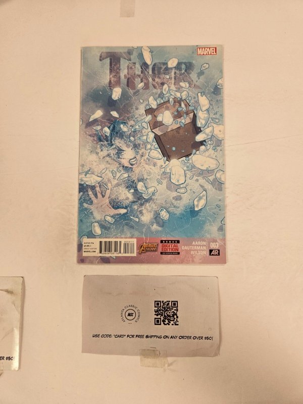 Thor #3 (Marvel Comics), raw comic book in NM condition — front cover