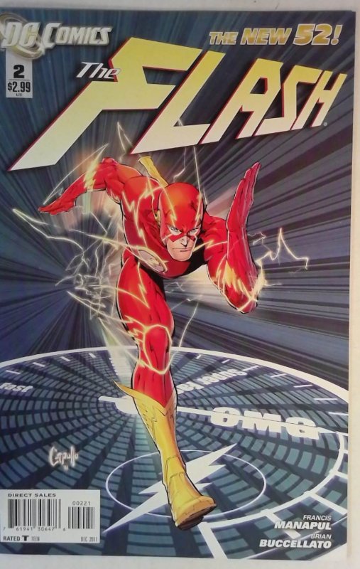 2011 the Flash #2 (DC Comics, 2011), raw comic book in NM condition — front cover
