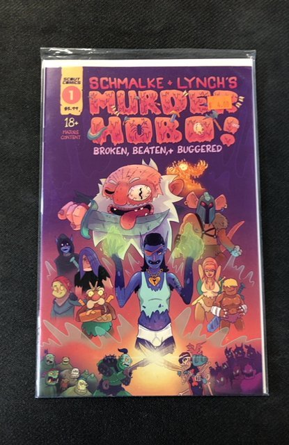MurderHobo! - Broken, Beaten, + Buggered (2020) (2020), raw, ungraded comic book — front cover