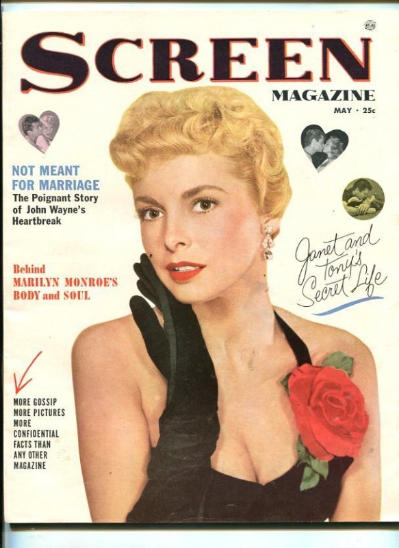 MAG: Screen Magazine-May 1953-Janet Leigh-Wayne-Southern States PEDIGREE-vf/nm (1953), raw, ungraded comic book — front cover