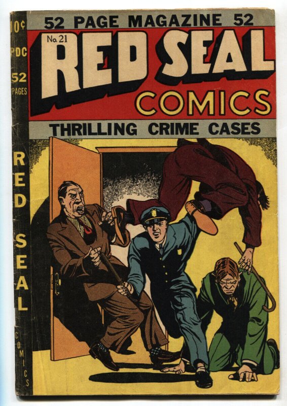 Red Circle #21 (1947), raw, ungraded comic book — front cover