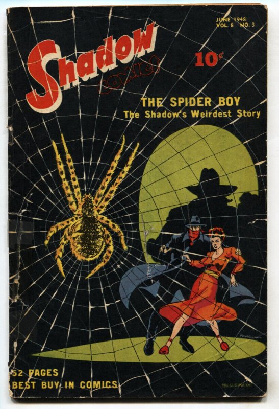 Shadow Vol. 8 #3 (1948), raw, ungraded comic book — front cover