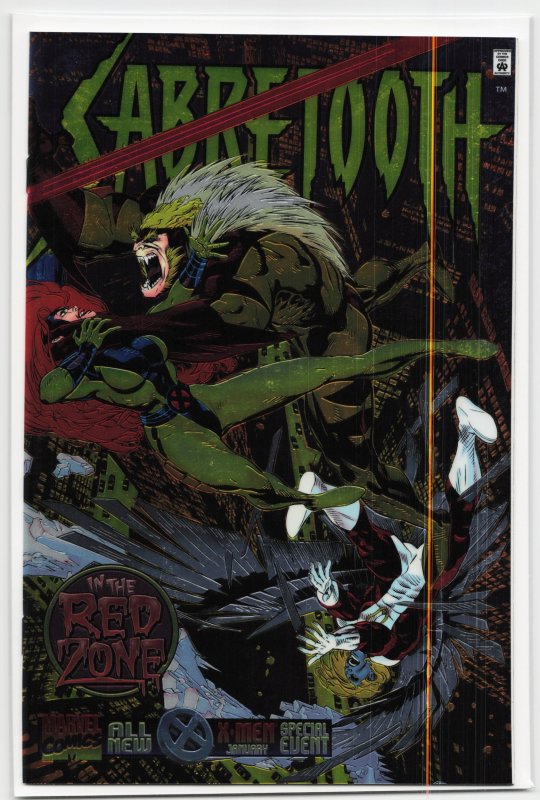 Sabretooth Special (1995) Sabretooth (1995), raw, ungraded comic book — front cover