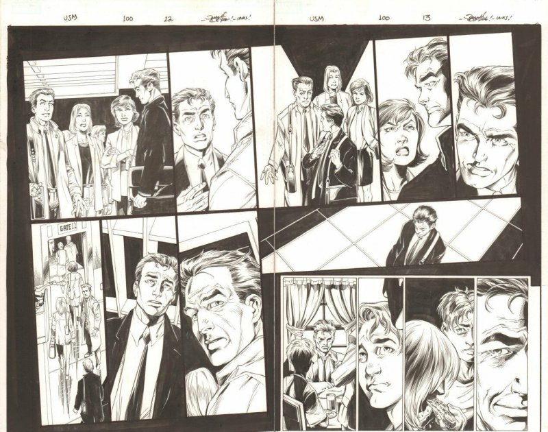 Ultimate Spider-Man #100 (Marvel Comics), raw, ungraded comic book — front cover