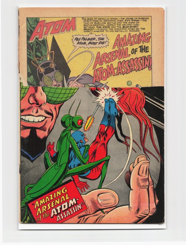 The Atom #33 (DC Comics, 1967), raw, ungraded comic book — front cover