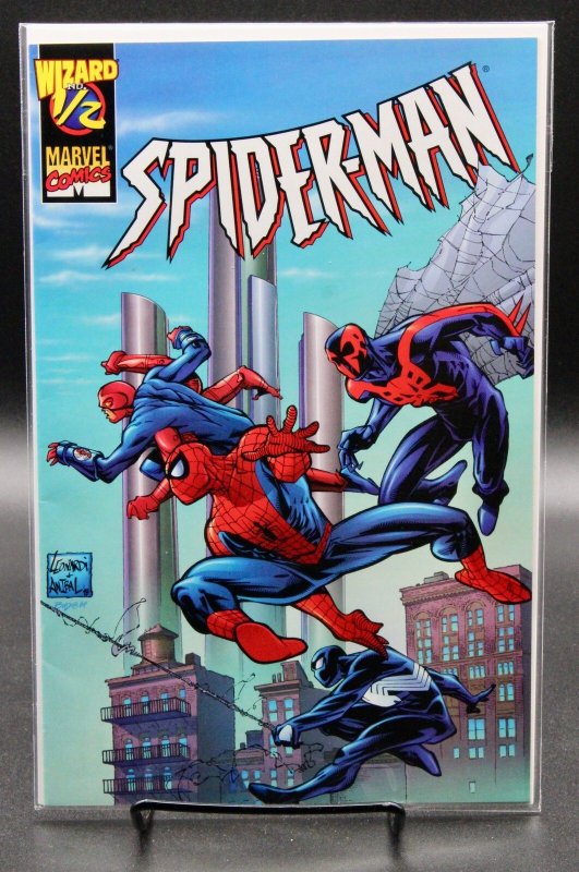 Spider-Man #1/2 (Marvel Comics, 1998), raw comic book in NM condition — front cover