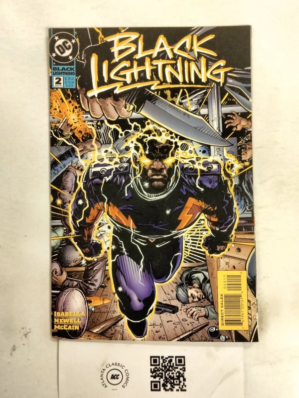 Black Lightning #2 (DC Comics, 1995), raw, ungraded comic book — front cover