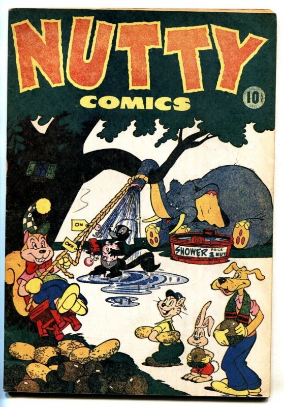 Nutty Comics Nn--1945--Harvey--Golden Age--Funny Animal --high Grade (Harvey Comics), raw, ungraded comic book — front cover