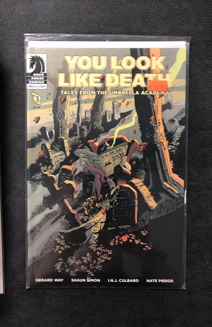 You Look Like Death: Tales from the Umbrella Academy #2 (2020), raw, ungraded comic book — front cover