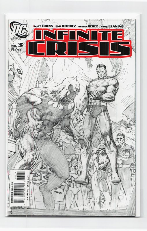 Infinite Crisis #3 (2006), raw, ungraded comic book — front cover