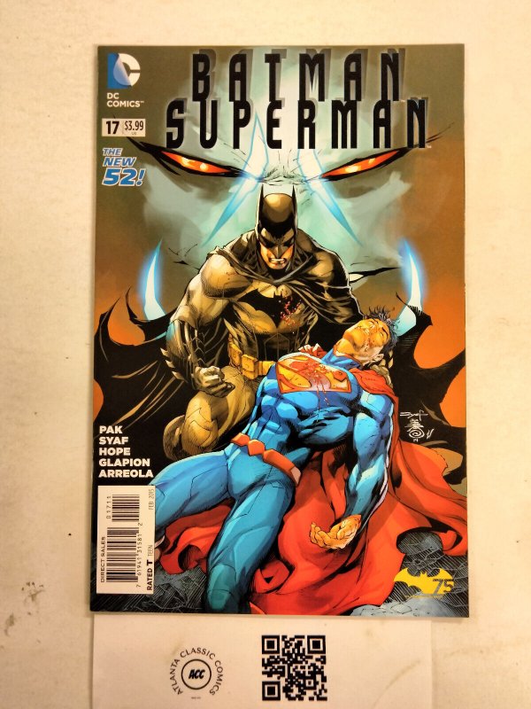 Batman Superman #17 (DC Comics), raw comic book in NM condition — front cover