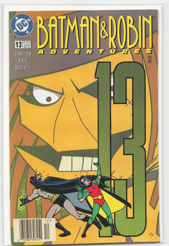 The Batman and Robin Adventures #13 (DC Comics, 1996), raw, ungraded comic book — front cover