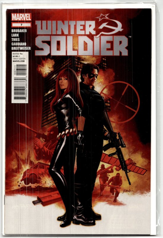 Winter Soldier #7 (Marvel Comics, 2012), raw, ungraded comic book — front cover
