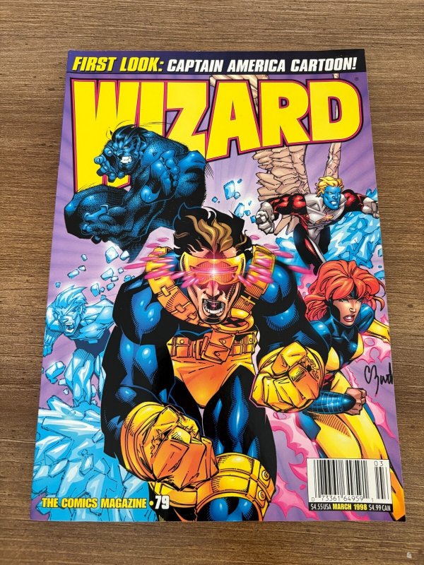 Wizard #79, raw comic book in VF/NM condition — front cover
