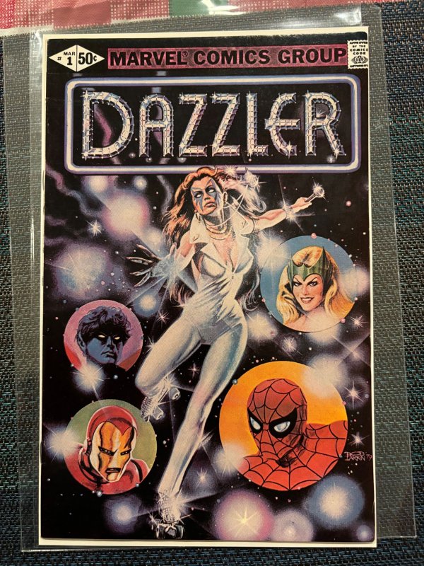 Dazzler #1 (Marvel Comics, 1981), raw, ungraded comic book — front cover