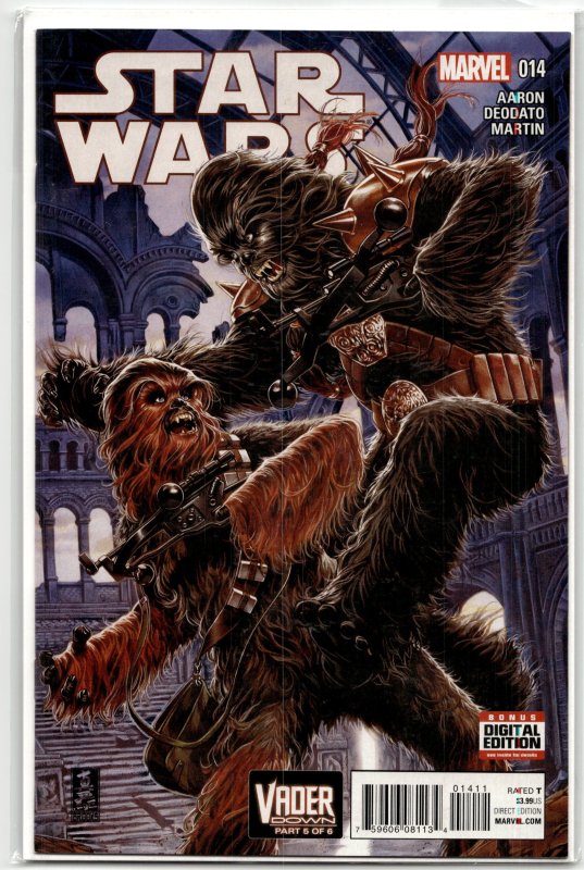 Star Wars #14 (Marvel Comics, 2016), raw, ungraded comic book — front cover