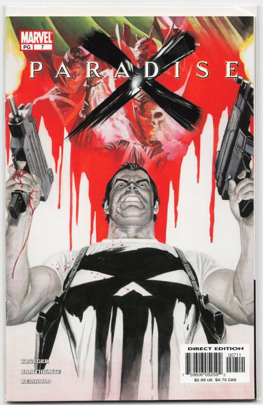Paradise X #7 (2003), raw, ungraded comic book — front cover