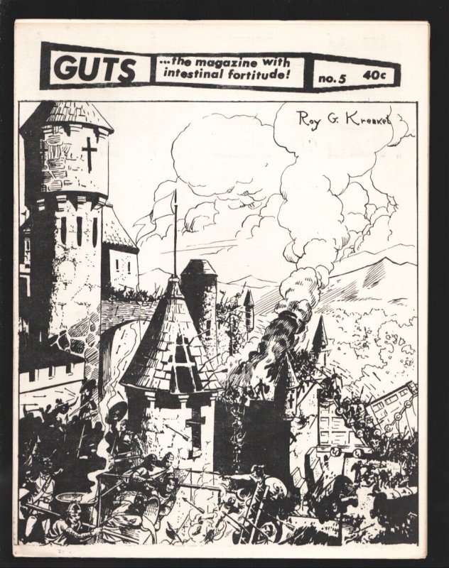 Guts #4 (1968), raw, ungraded comic book — front cover