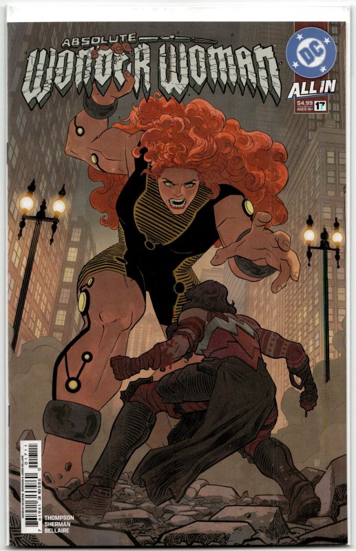 Absolute Wonder Woman #17 (DC Comics, 2026), raw, ungraded comic book — front cover