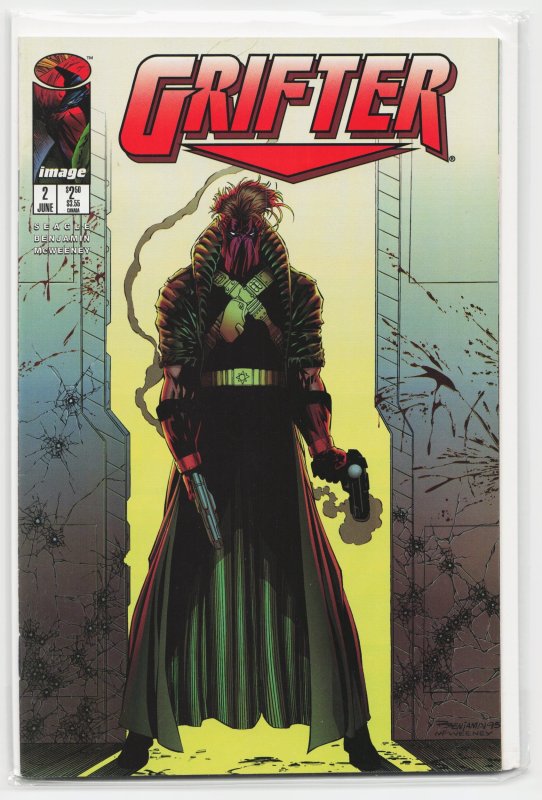 Grifter #2 (Image Comics, 1995), raw, ungraded comic book — front cover