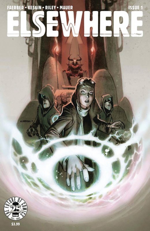 Elsewhere #1 (Image Comics, 2017), raw comic book in VF/NM condition — front cover
