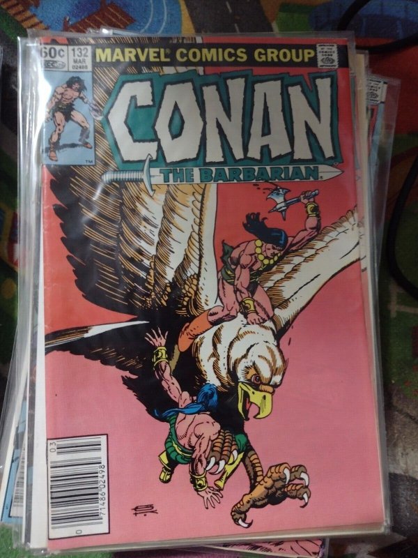 Conan the Barbarian #132 (Marvel Comics, 1982), raw, ungraded comic book — front cover