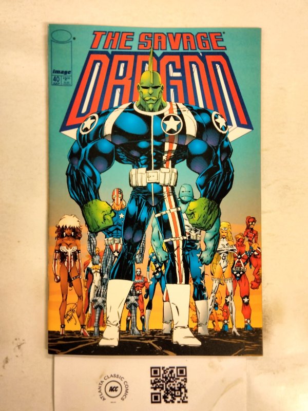 The Savage Dragon #40 (Image Comics), raw comic book in NM condition — front cover