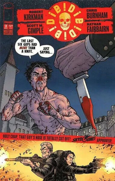 Die!Die!Die! #2 (2018), raw comic book in NM condition — front cover