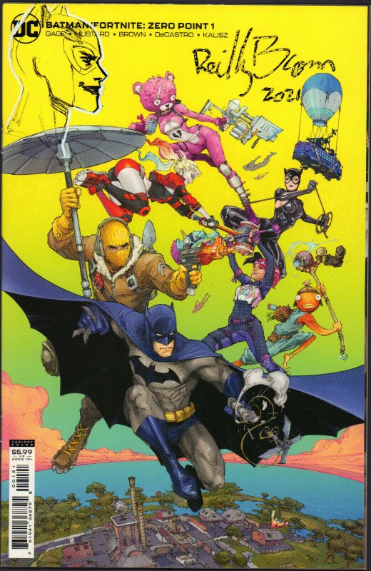Batman/Fortnite: Zero Point #1, raw, ungraded comic book — front cover