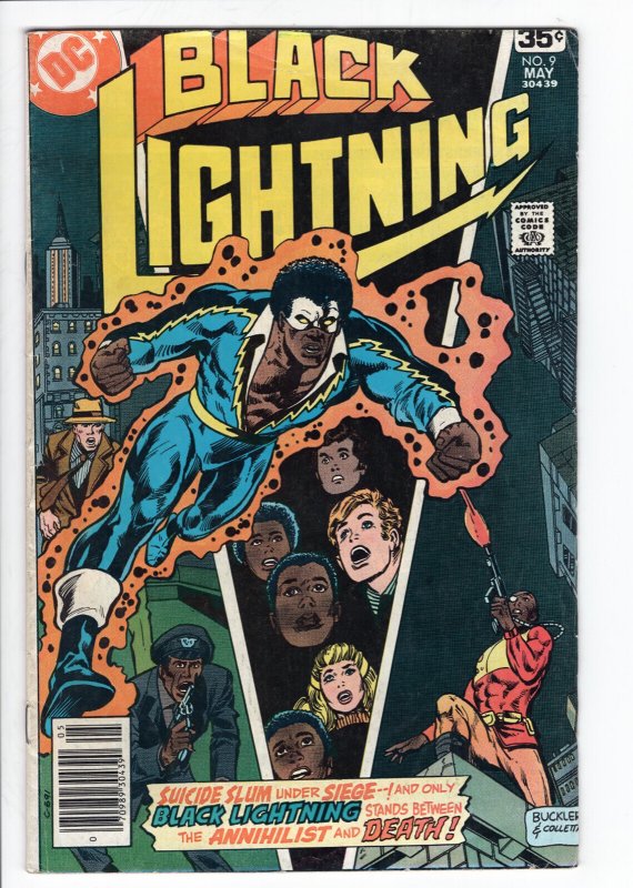 Black Lightning #9 - 3.0 - Wp (DC Comics), raw comic book in 3.0 condition — front cover