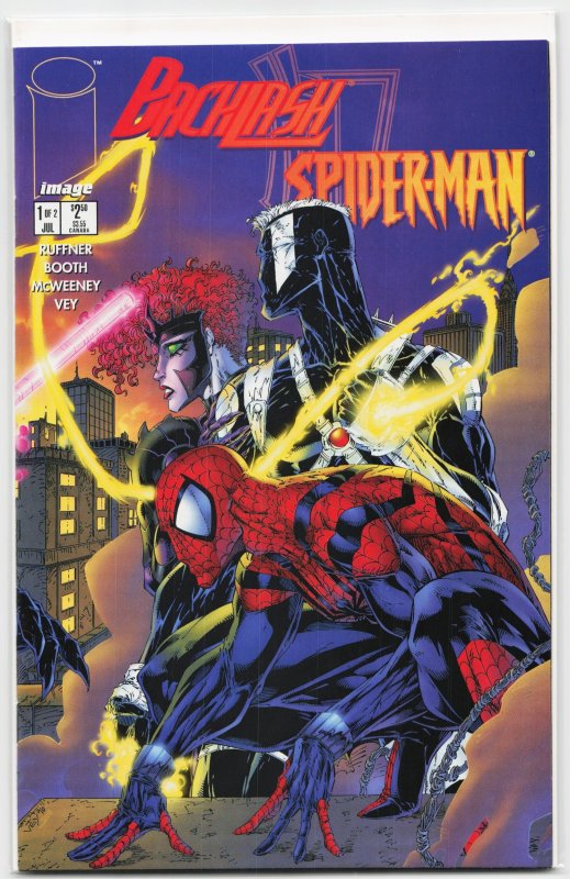 Backlash/Spider-Man #1 (1996), raw, ungraded comic book — front cover