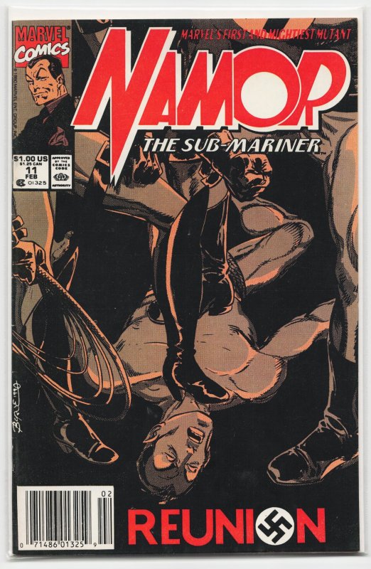 Namor, the Sub-Mariner #11 (1991), raw, ungraded comic book — front cover