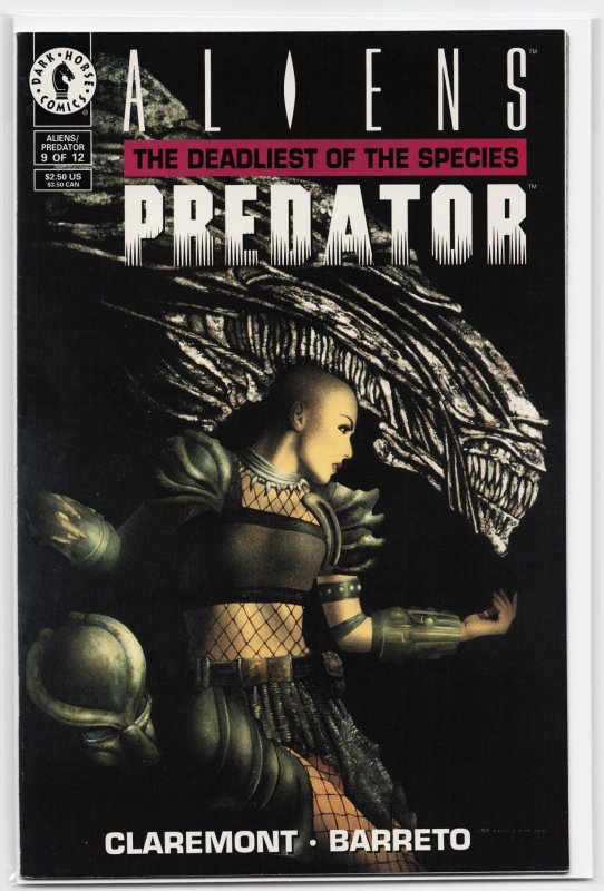 Aliens/Predator: The Deadliest of the Species #9 (Dark Horse Comics, 1994), raw, ungraded comic book — front cover