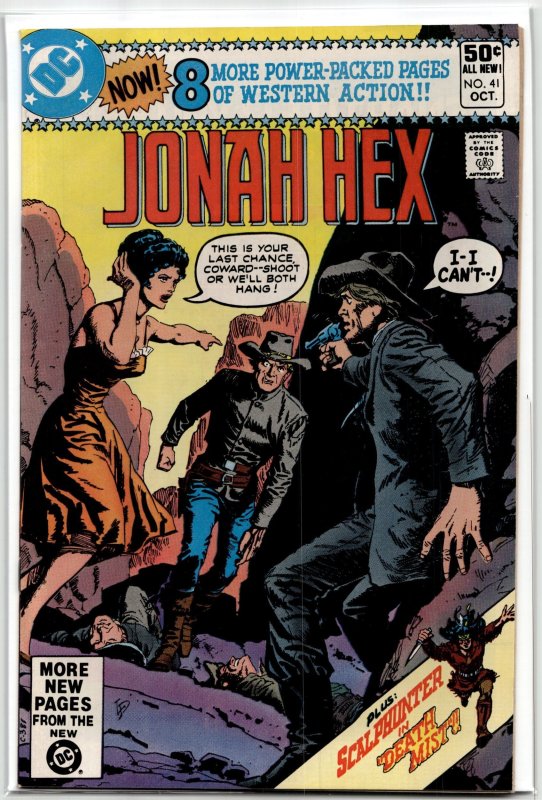 Jonah Hex #41 (DC Comics, 1980), raw, ungraded comic book — front cover