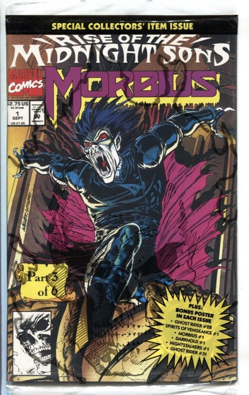 Morbius #1 - 1992 - Marvel - NM- - Comic Book (Marvel Comics, 1992), raw comic book in NM- condition — front cover