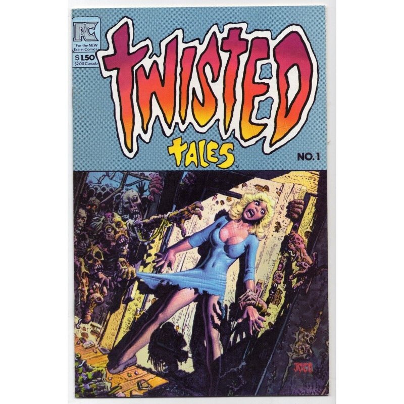 Twisted Tales #1 (1982), raw comic book in VF+ 8.5 condition — front cover