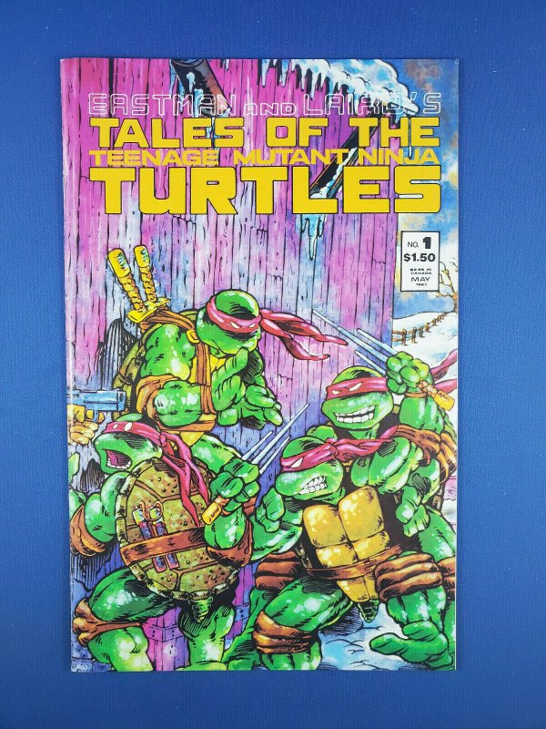 Tales of TMNT #1 (1987), raw comic book in VF condition — front cover