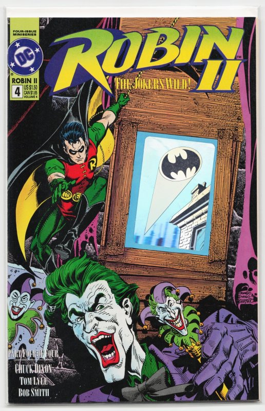 Robin II: The Joker's Wild! #4 (DC Comics, 1992), raw, ungraded comic book — front cover