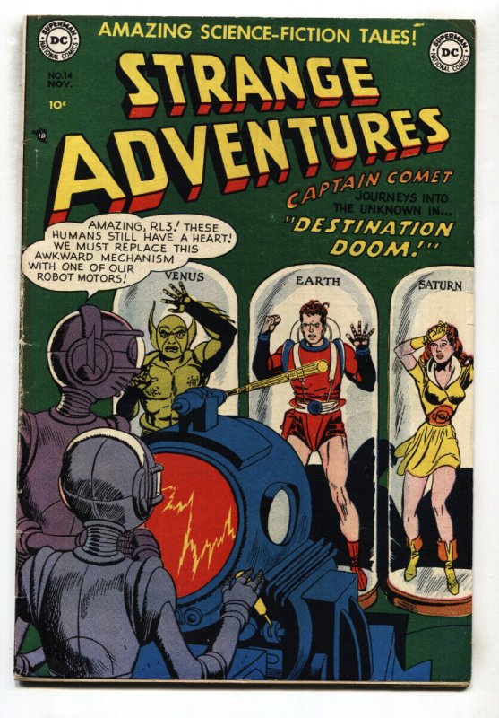 Strange Adventures #14 (DC Comics), raw, ungraded comic book — front cover