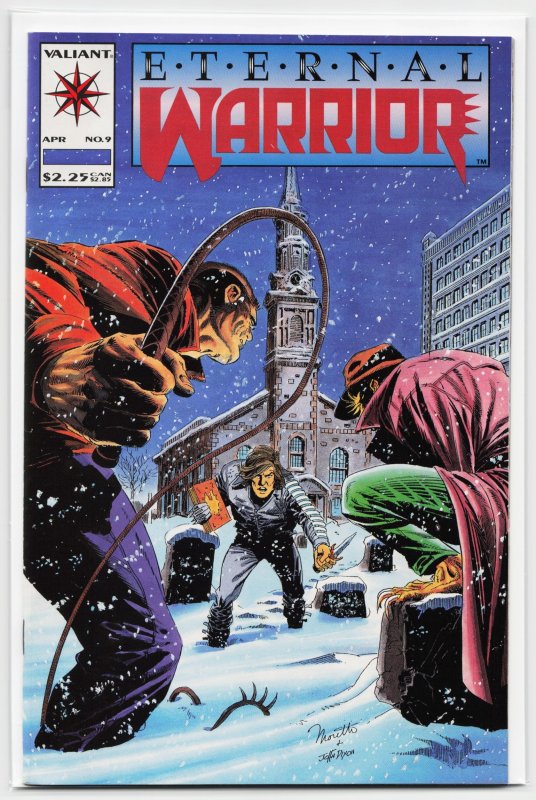 Eternal Warrior #9 (Valiant Comics, 1993), raw, ungraded comic book — front cover
