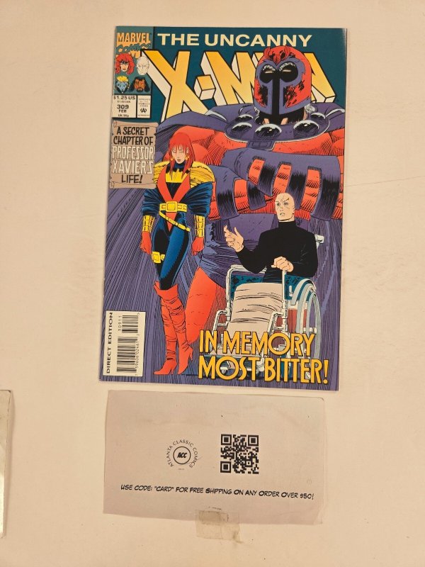Uncanny X-Men #309 (Marvel Comics, 1994), raw comic book in NM condition — front cover