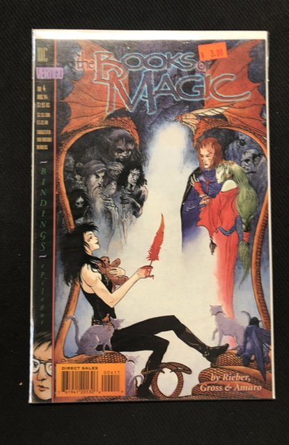 The Books of Magic #4 (DC Comics, 1994), raw, ungraded comic book — front cover