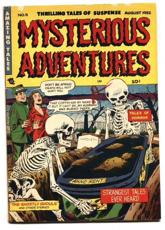 Mysterious Adventures #9 - 1952 - Story - VG - Comic Book (1952), raw comic book in VG condition — front cover