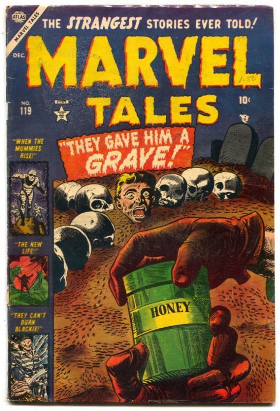 Marvel Tales #119 (1953), raw comic book in VG condition — front cover